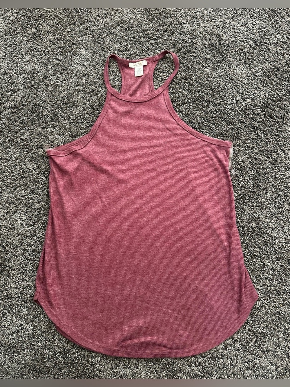 Bozzolo Mauve Tank Top Size Medium 0381